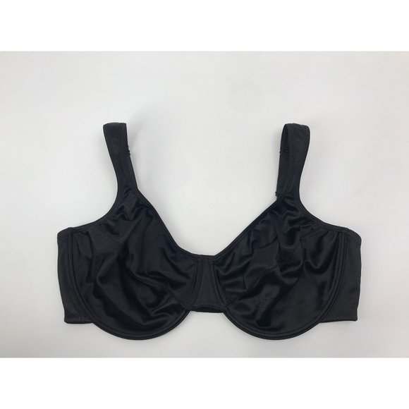 Cacique Other - Cacique Satin Unpadded Bra Black 40DDD